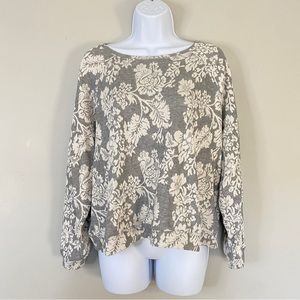 Knox Rose Floral Embroidered Sweatshirt